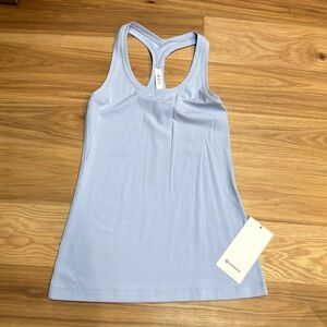 NWT lululemon Cool Racerback Tank *Nulu Pastel Blue